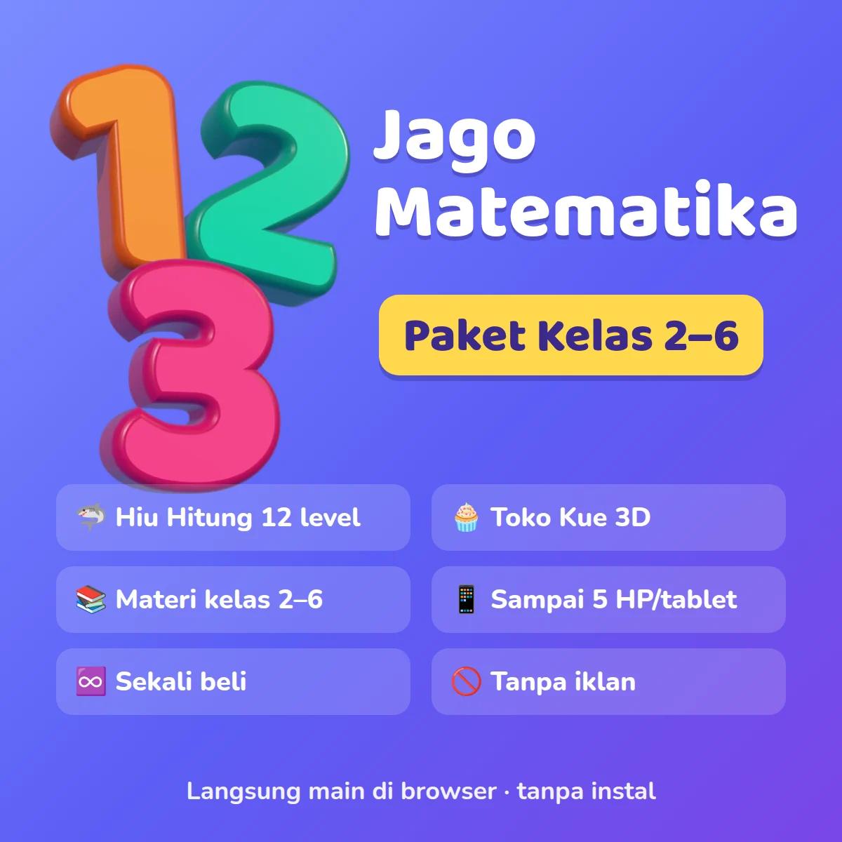 Jago Matematika — Paket Kelas 2–6
