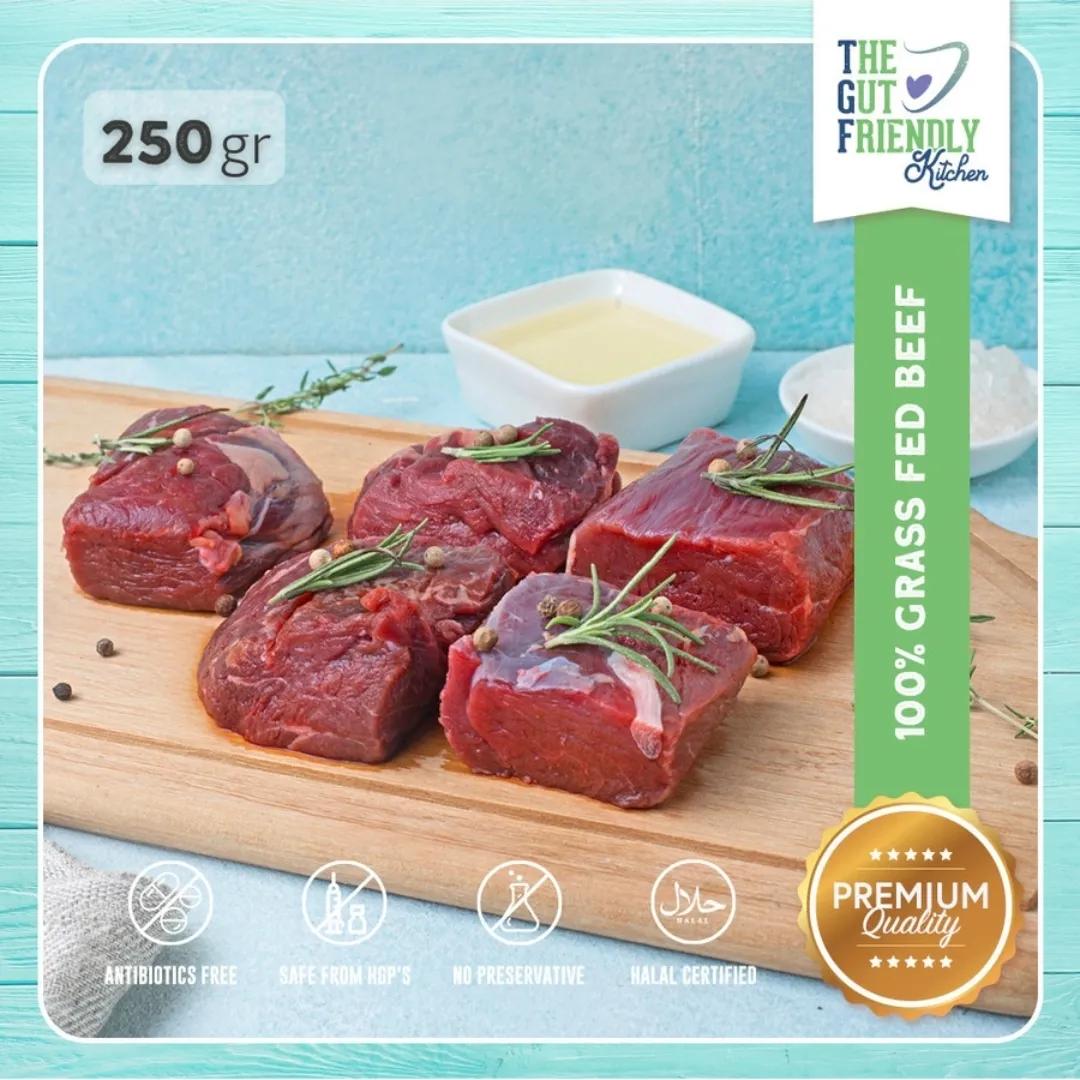 Daging Sapi Grass-Fed Tenderloin - irreguler cut (NZ) 250 gr [PO ONLY]