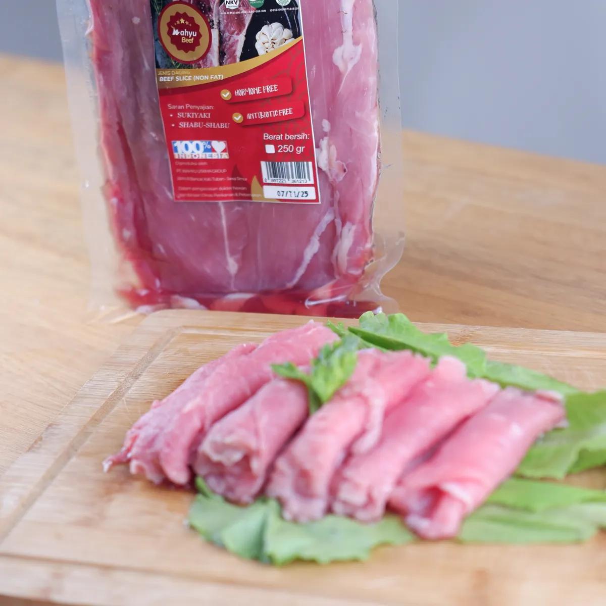 Daging sapi organik lokal - Slice non fat 500gr