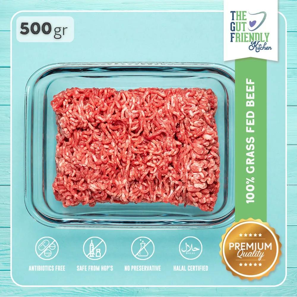 Daging sapi grass-fed - Ground beef with fat (giling berlemak) 500gr