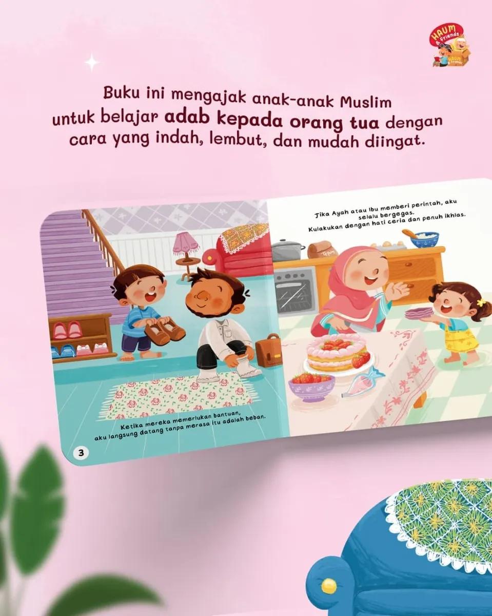 Boardbook- Ayah Ibu Pintu Surgaku by Haum Publishing foto 5