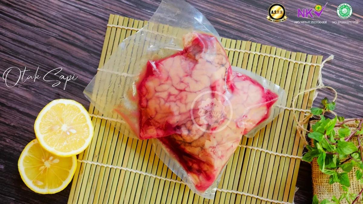 Daging sapi organik lokal - Otak sapi utuh