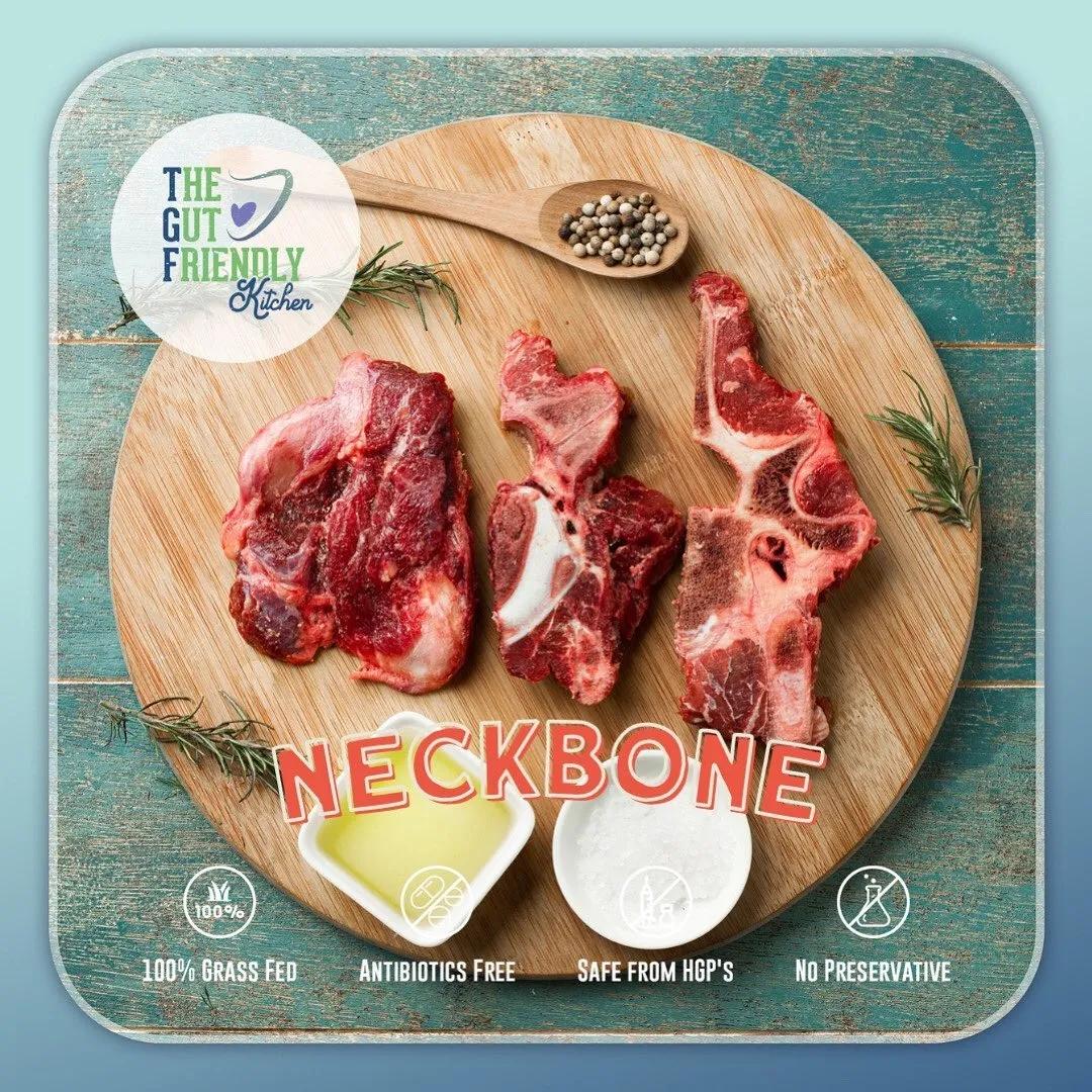 Daging sapi grass-fed - Neck bone (tulang leher) 500gr