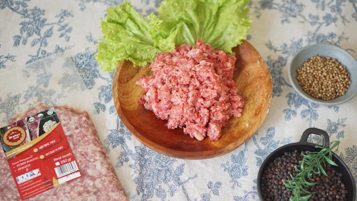 Daging sapi organik lokal - Giling fat 500gr