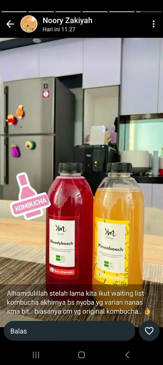 Kombucha Nanas 1 ltr